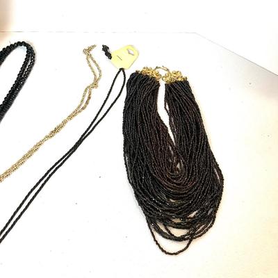 1223 Black Costume Jewelry Lot