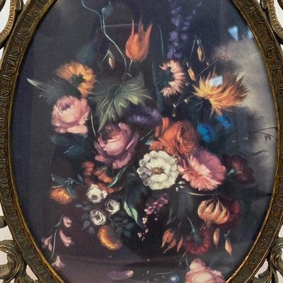 Vintage Dark Victorian Gothic Floral Bouquet Still Life Wall Art