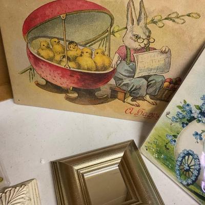 Easter Tin Signs And Mirrors