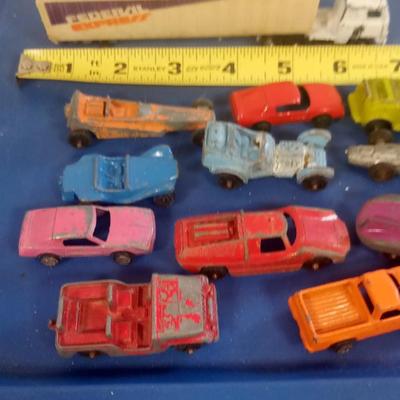 LOT 121  ANOTHER LOT OF OLD TOOTSIE TOY CARS