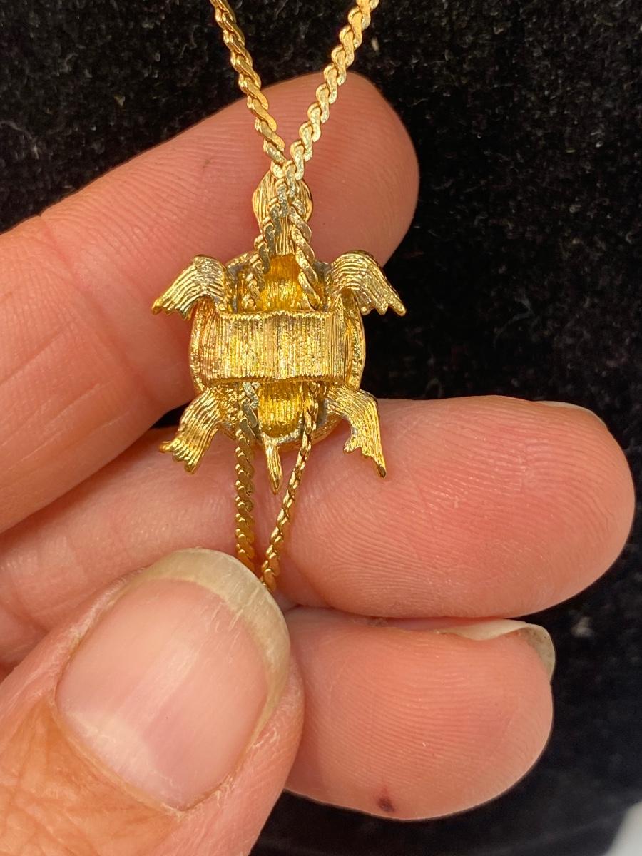 Avon turtle necklace new arrivals