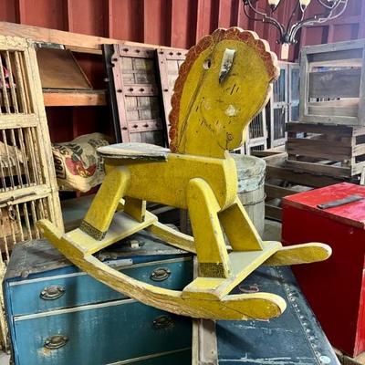 Antique Toy Rocking Horse