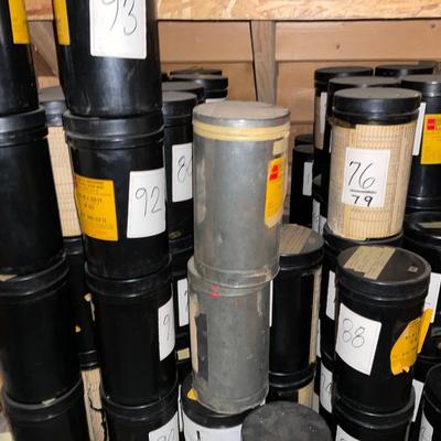 Approximately 90 To 100 Aerographic Films With Canisters