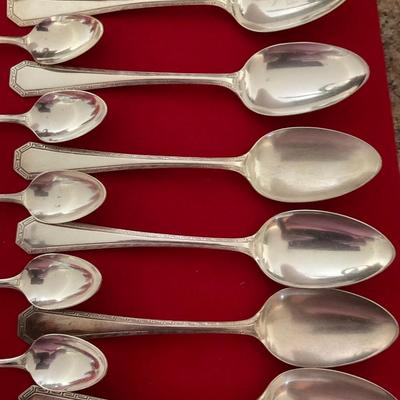 1835 R. WALLACE SILVER SPOONS
