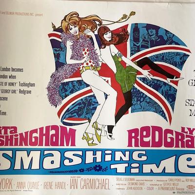 Smashing Time 1967 vintage movie poster