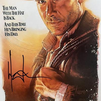 Indiana Jones And The Last Crusade Harrison Ford signed photo
