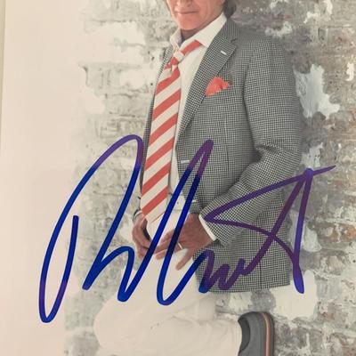 Rod Stewart signed photo