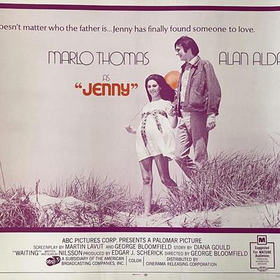 Jenny 1970 vintage movie poster
