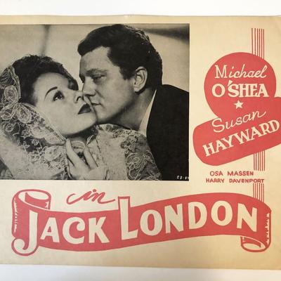 Jack London 1943 original vintage lobby card