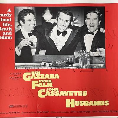 Husbands 1970 vintage movie poster