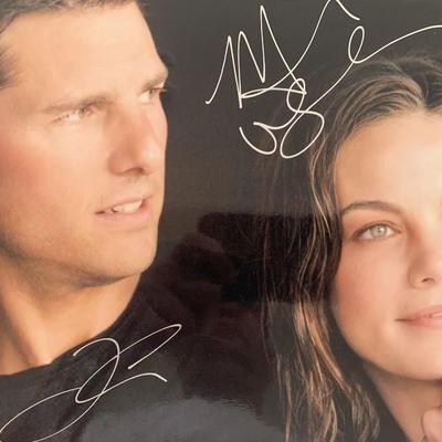 Mission: Impossible III Tom Cruise and Michell Monaghan signed movie photo