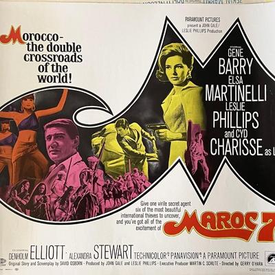 Maroc 7 1967 vintage movie poster