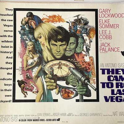 They Came to Rob Las Vegas 1968 vintage movie poster