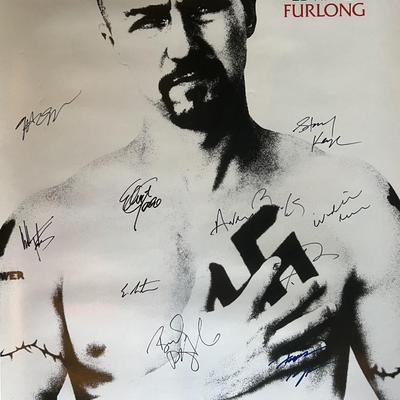 American History X cast signed movie poster 
