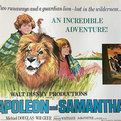 Napoleon and Samantha 1972 vintage movie poster