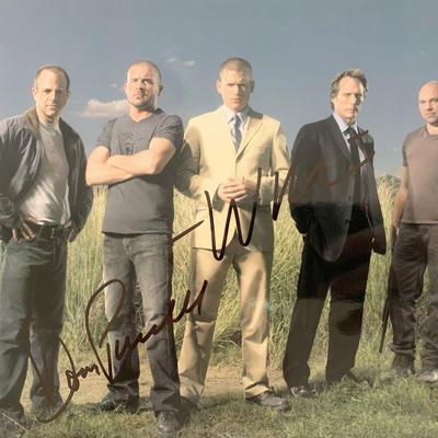 Prison Break Dominic Purcell and Wentworth Miller signed photo
