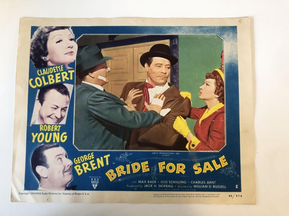 Bride for Sale original 1949 vintage lobby card | EstateSales.org