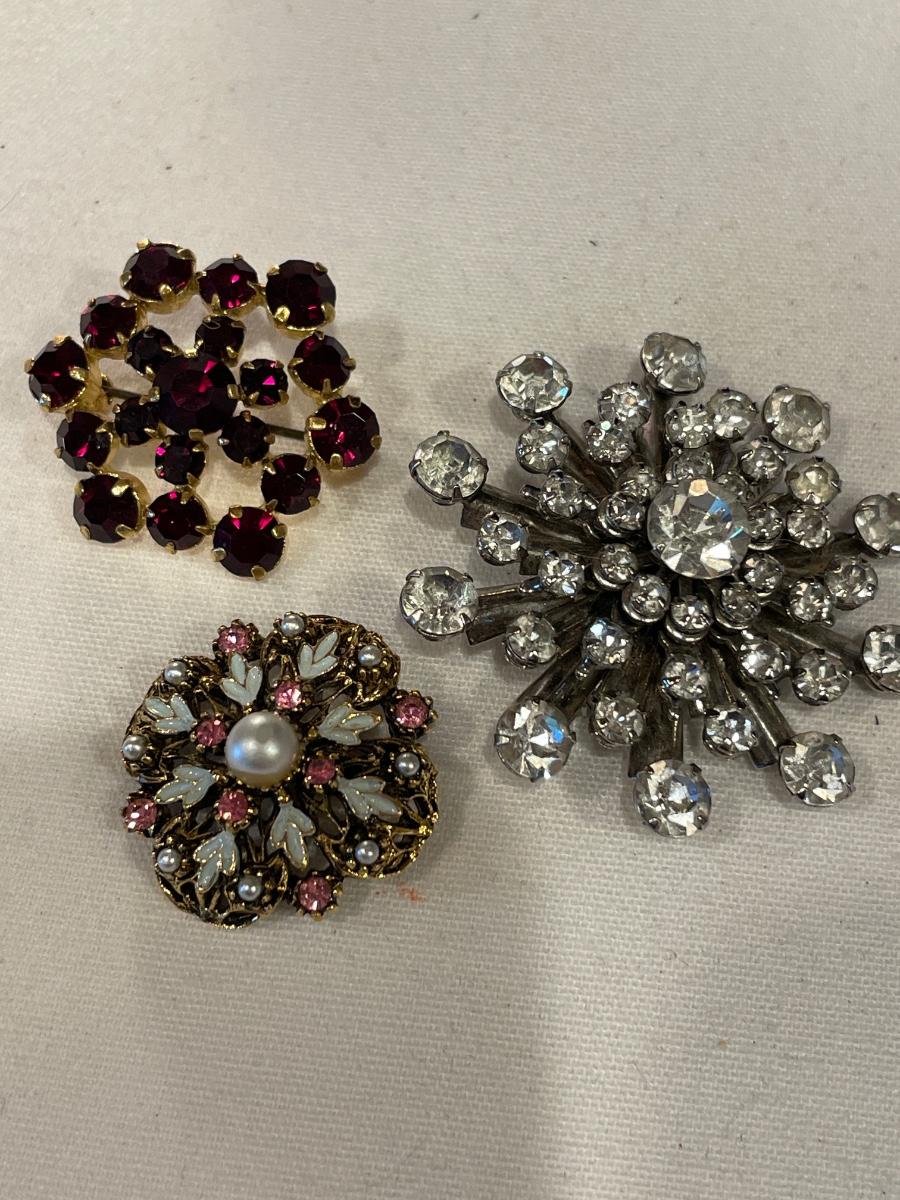 Lot De 3 Broches Anciennes - Occasion - Référence REF01856J