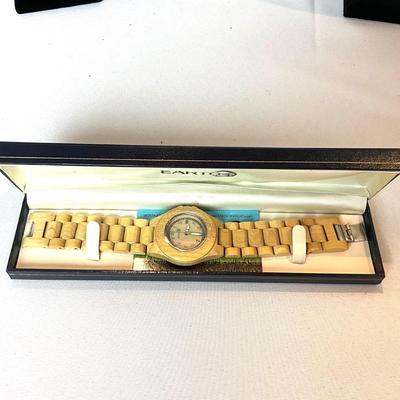 1230 New in Box Earth Wooden Watch