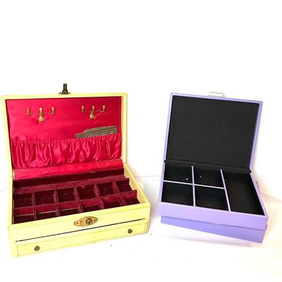 1235 Lot of Three Jewelry Boxes
