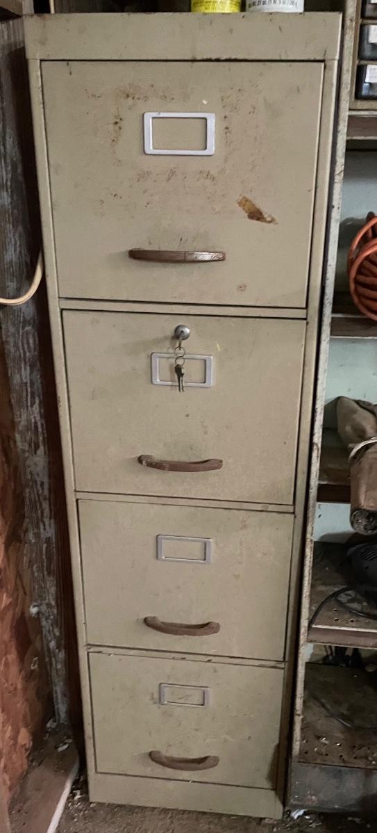 Locking 4 Drawer Filing
