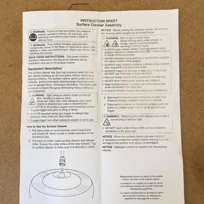 Briggs & Stratton Rotating Surface Cleaner, 14" diameter