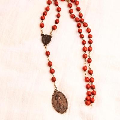 Vintage beaded rosary