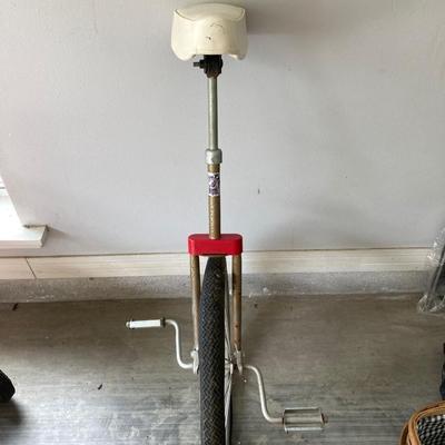 Vintage unicycle