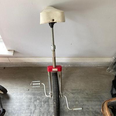Vintage unicycle