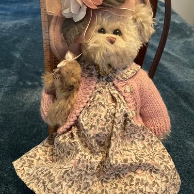 Doll Chair And Bear