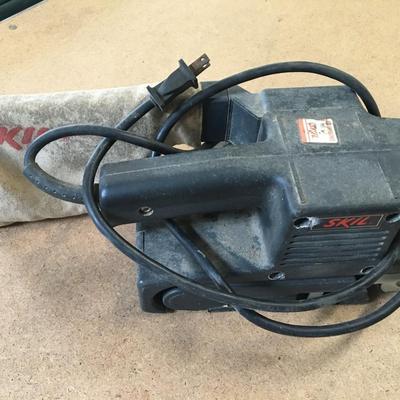 SKIL belt sander, 3/4 HP, 3" x 18" belt