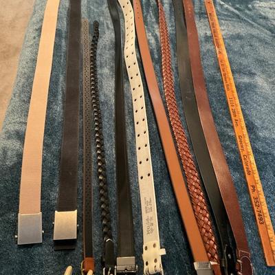 Lot Of Belts With Hanger