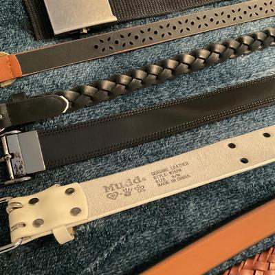 Lot Of Belts With Hanger