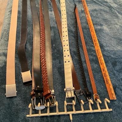 Lot Of Belts With Hanger