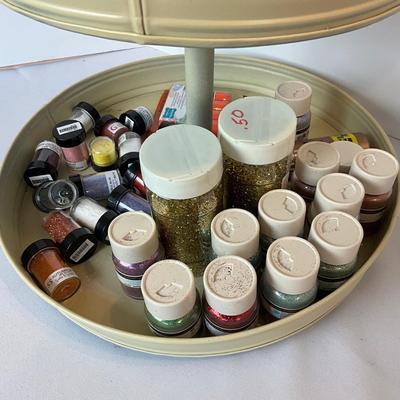 1246 Three Tier Stand with Glitter Craft Supplies