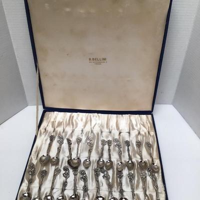 991 Demitasse Spoons U. Bellini Firenze Italy