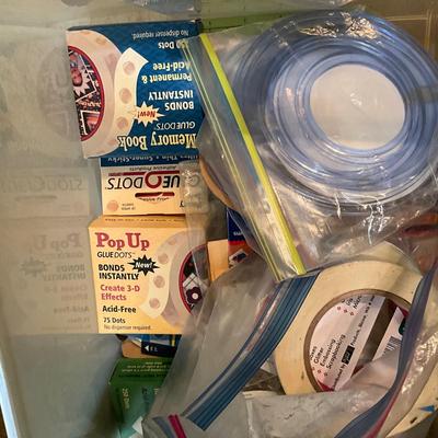 1247 Four Drawer plastic cabinet with Craft Adhesives