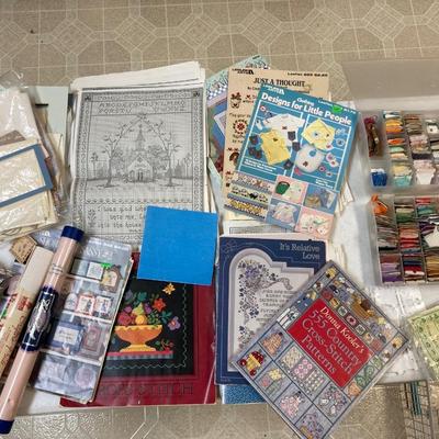 Large cross stitch lot