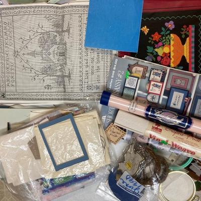 Large cross stitch lot