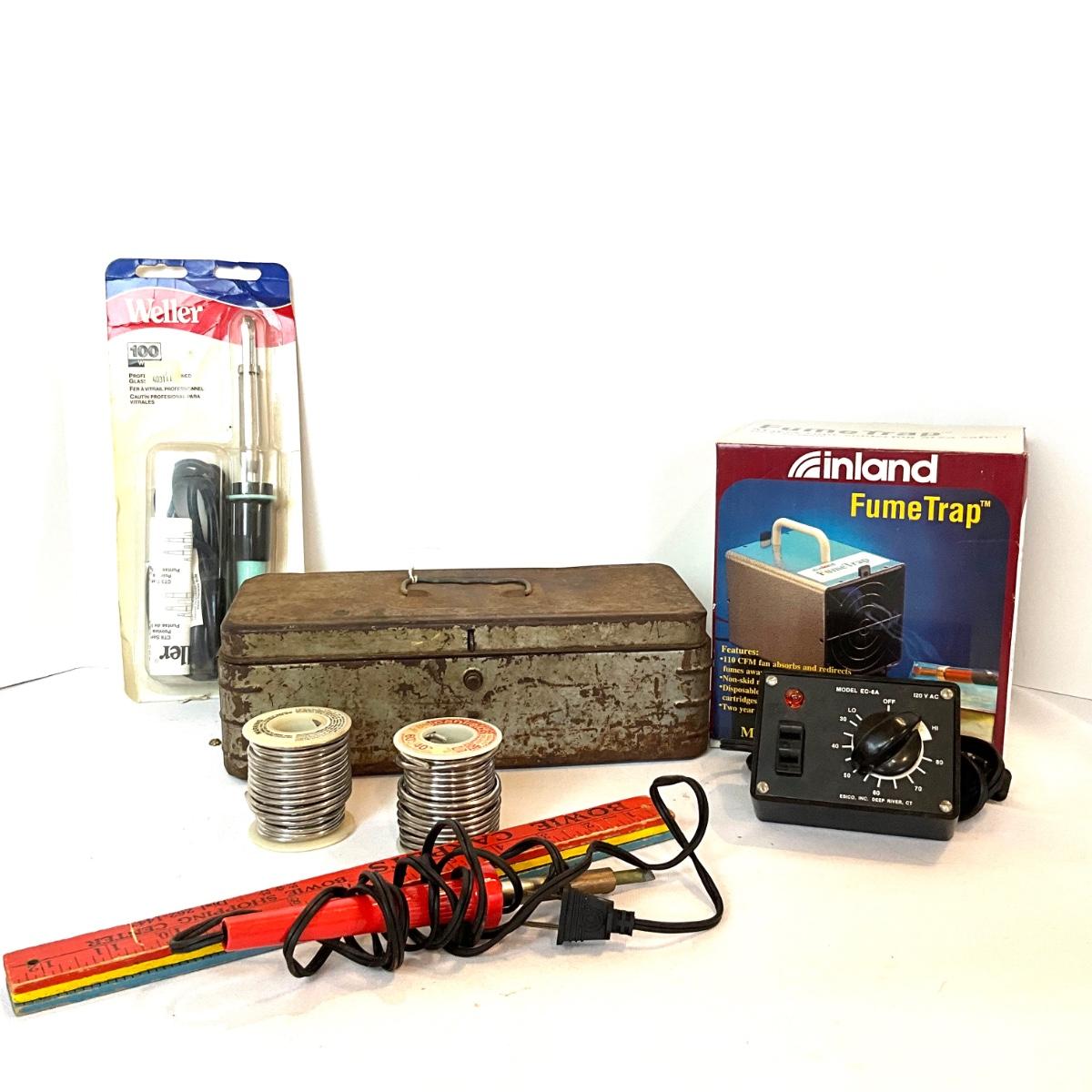 1250 New Weller Soldering Gun with Access. & Fume Trap