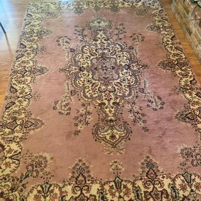 Authentic Turkish hand knotted area rug