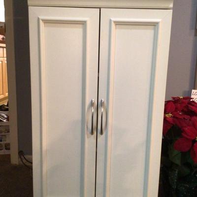 997 White Storage Cabinet A