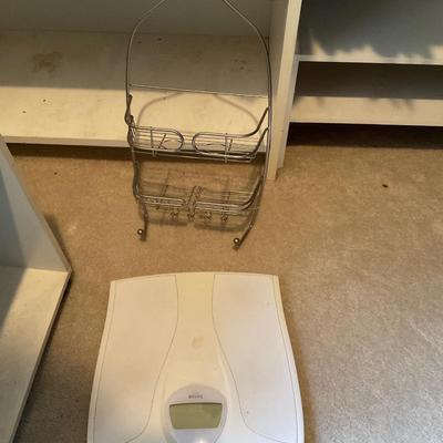 Bathroom Scale And Shower Caddy