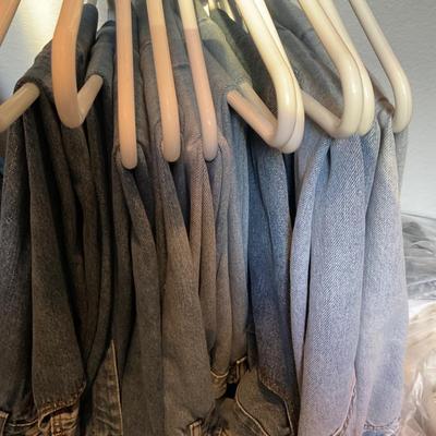 10- Pair Of Blue Jeans, Mostly Levi