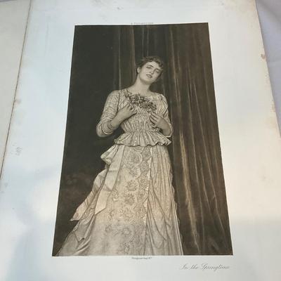 1252 Vintage French Women in Art Engravings