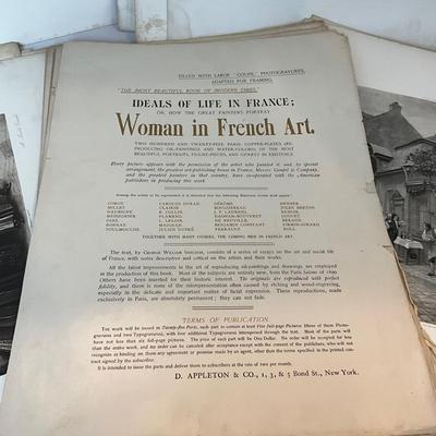 1252 Vintage French Women in Art Engravings