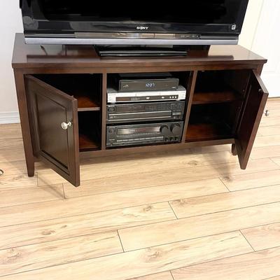 Solid Wood Entertainment Console