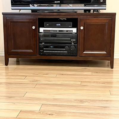 Solid Wood Entertainment Console