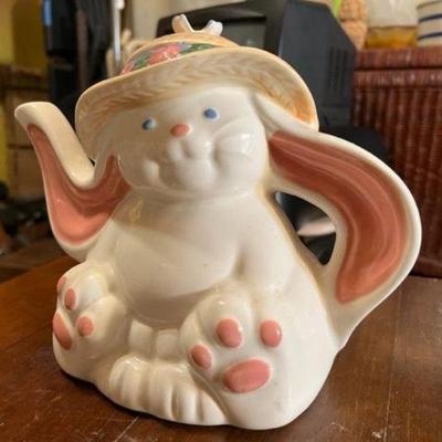 Easter Clearance Bunny Teapot 