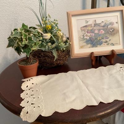 Decorative Basket And Print
